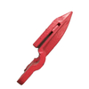 Kubota Combine Harvester Double Knife Finger Orange Painted Casting Guard Factory Large Quantity Wholesale