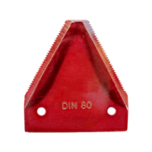 combine harvester blade DIN80 used on claas harvesters made in china knife section factory