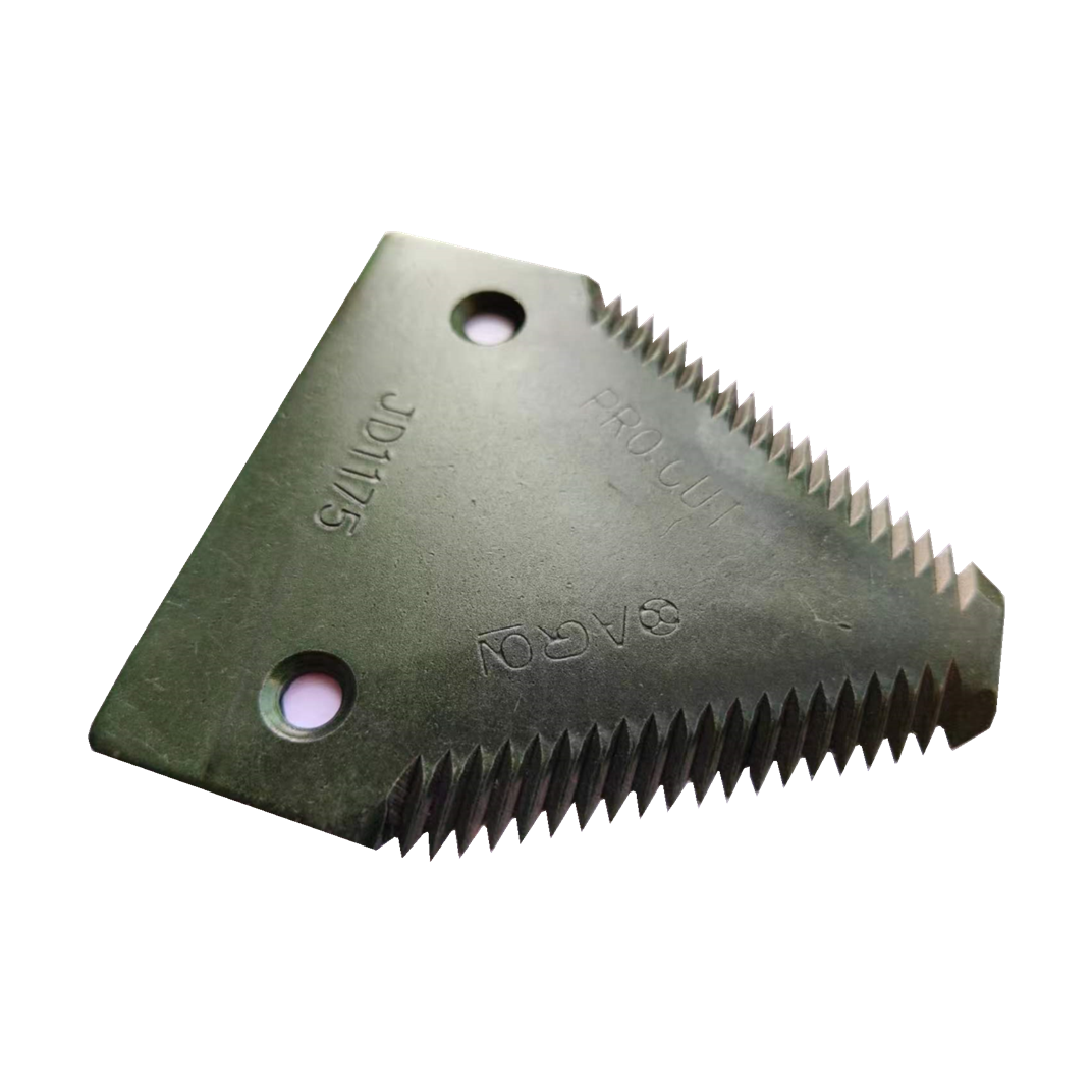 combine harvester mower blade JD1175 thickness 3mm green painted very good quality knife section