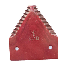 Combine Harvester knife blade section 365110 for CNH harvesters replaced parts red painted serrated sickle