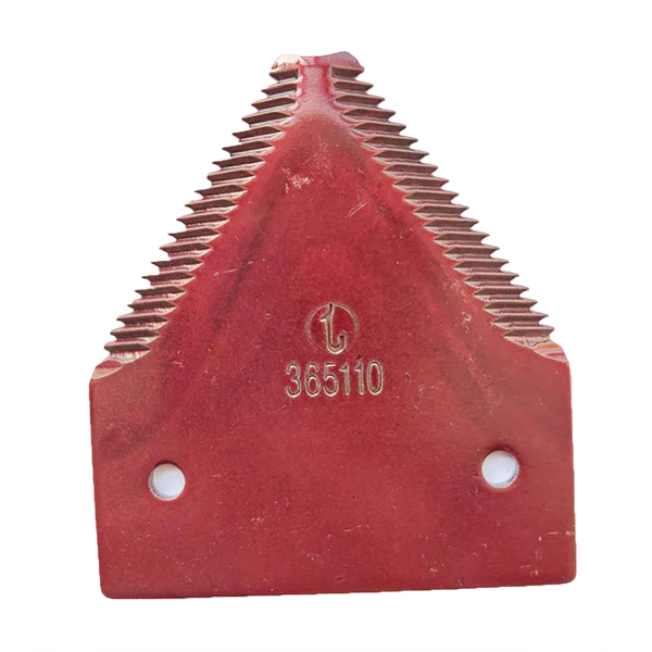 Combine Harvester knife blade section 365110 for CNH harvesters replaced parts red painted serrated sickle
