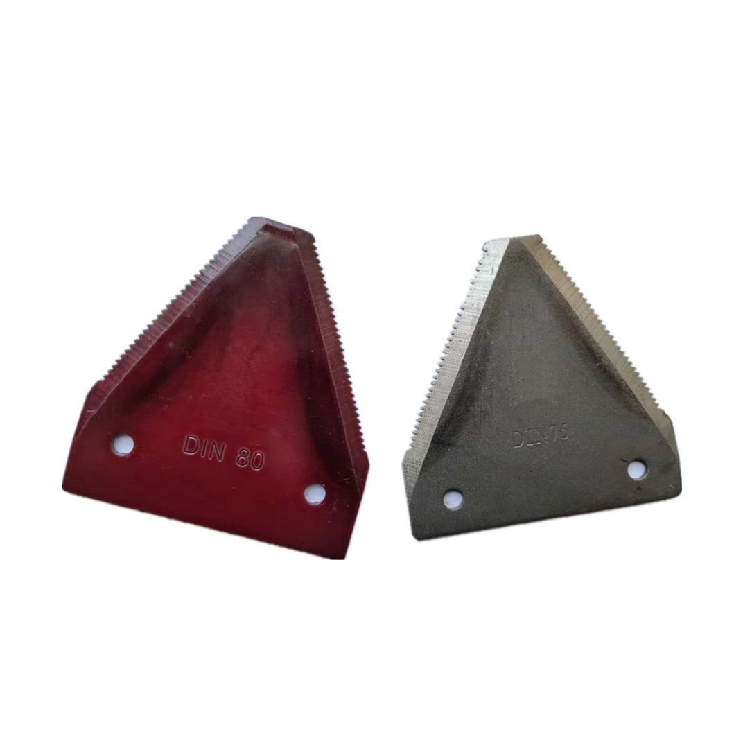 mower blades used on small harvesters and grass cutters knife section factory