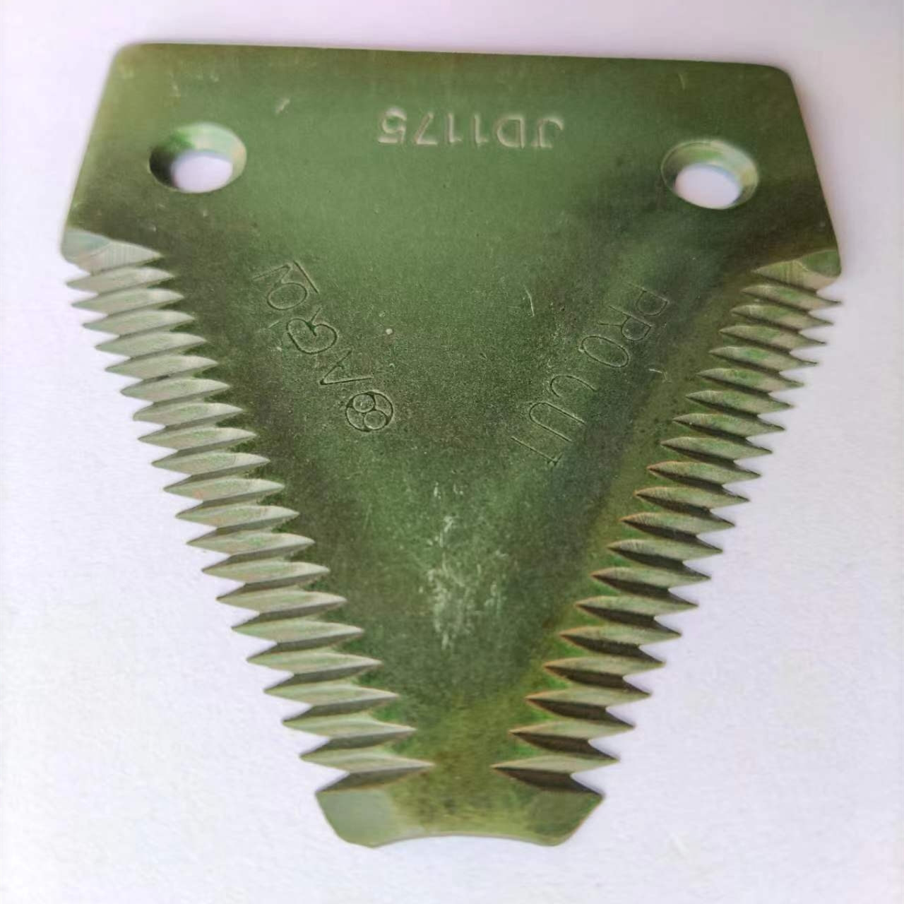combine harvester mower blade JD1175 thickness 3mm green painted very good quality knife section