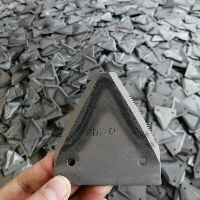 mower blades used on small harvesters and grass cutters knife section factory