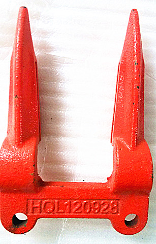 Kubota Combine Harvester Double Knife Finger Orange Painted Casting Guard Factory Large Quantity Wholesale