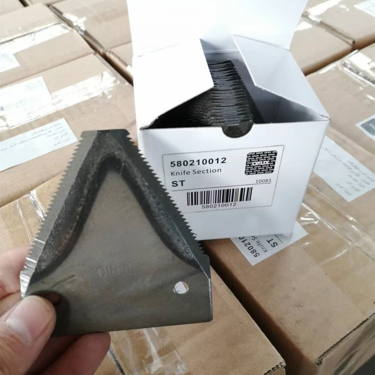 mower blades used on small harvesters and grass cutters knife section factory