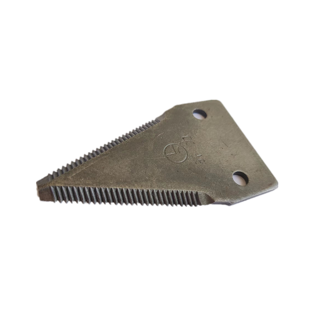 kubota yanmar spare parts serrated 3mm pressing teeth half-feed harvester blade knife section factory wholesaler