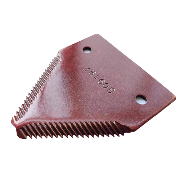 Combine Harvester Knife Blade NH 309197 Forged 19 Teeth section OEM Brand for Agricultural Spare Parts Wholesaling