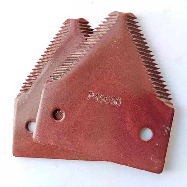 Combine Harvester Blade JD P49650H P55650H 21 forged teeth red painted cutting rice knife section