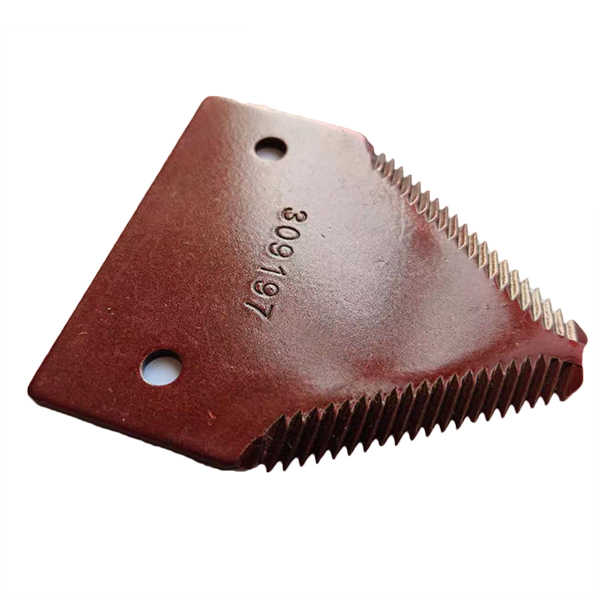 Combine Harvester Knife Blade NH 309197 Forged 19 Teeth section OEM Brand for Agricultural Spare Parts Wholesaling