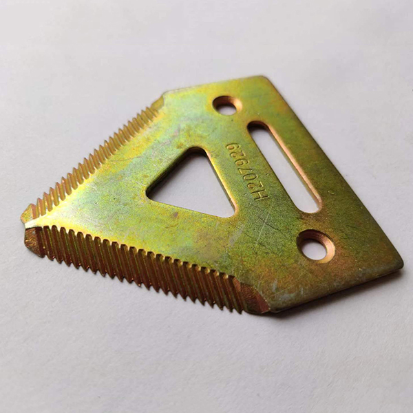 combine harvester knife section JD H207930 coarse teeth yellow zinc replaced blade