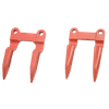 Kubota Combine Harvester Double Knife Finger Orange Painted Casting Guard Factory Large Quantity Wholesale