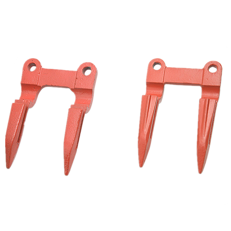 Kubota Combine Harvester Double Knife Finger Orange Painted Casting Guard Factory Large Quantity Wholesale