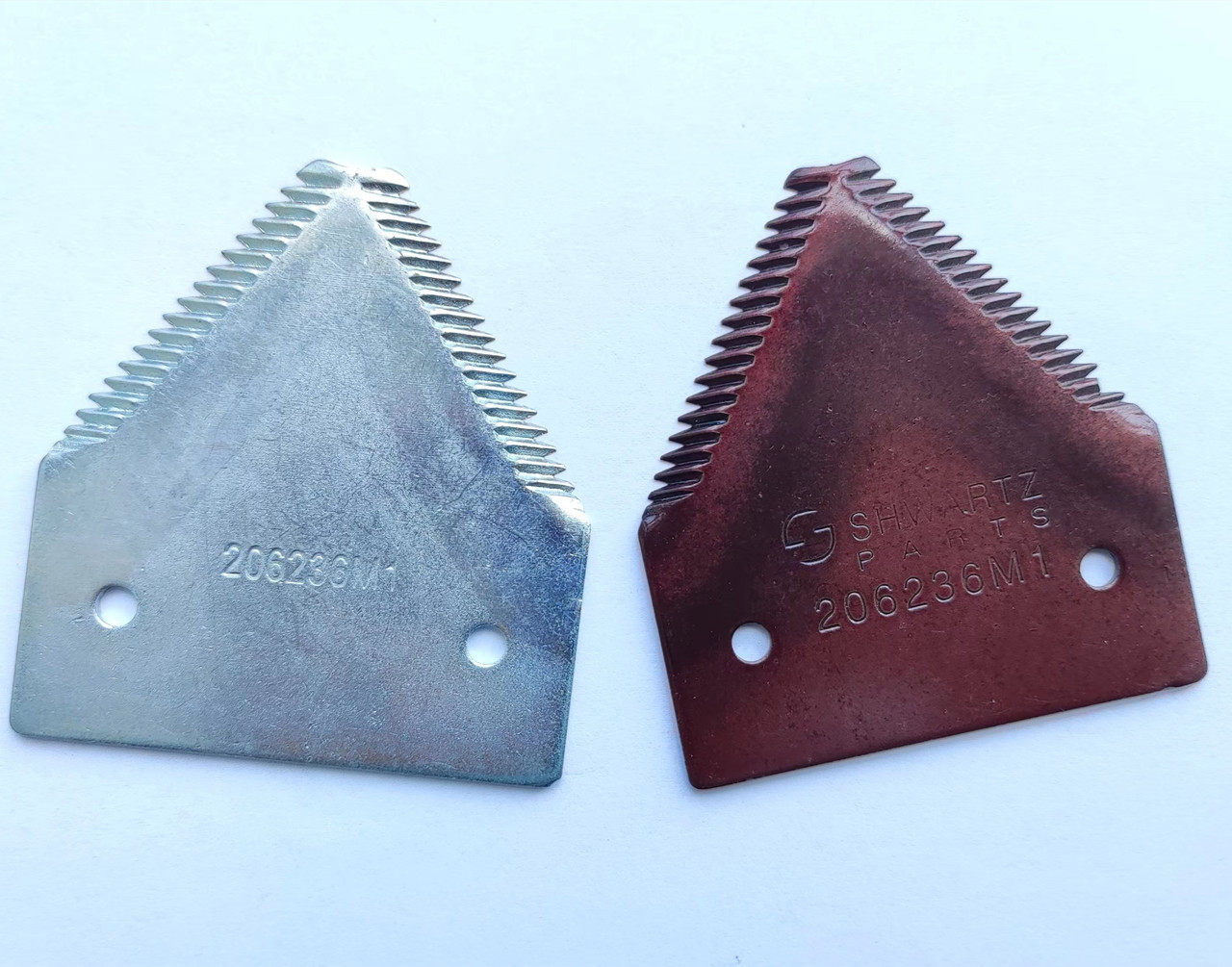 harvester blade MF 206236M1 2mm forged teeth serrated cutting knife section manufacturer wholesaling